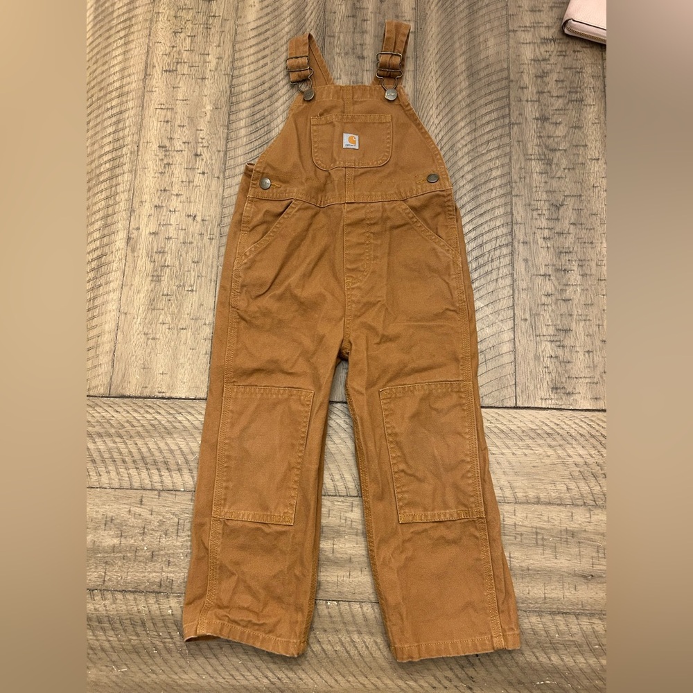 Carhartt Kids Tan Overalls